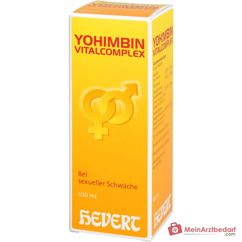 Hevert Yohimbin Vitalcomplex Acidum picrinicum / Damiana / Strychninum phosphoricum / Yohimbinum hydrochloricum Tropfen, 200 ml