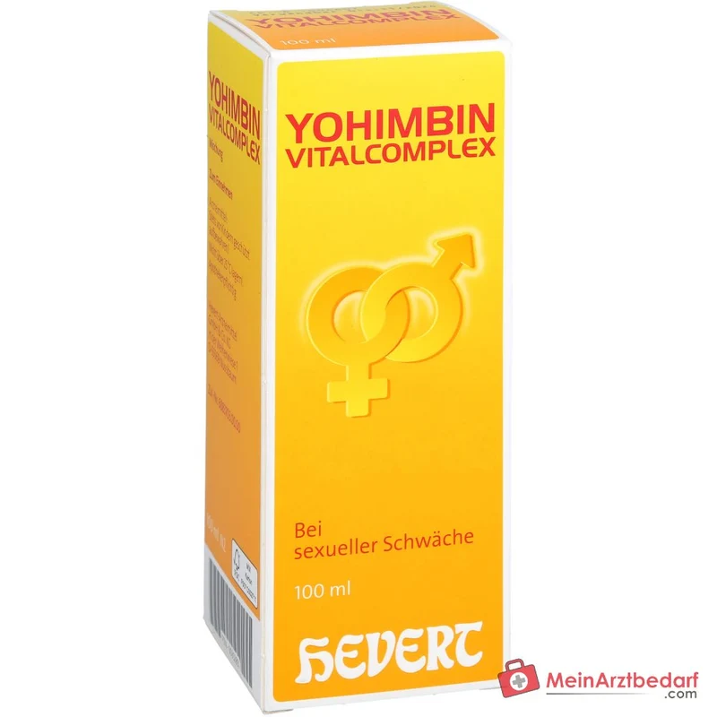 Hevert Yohimbin Vitalcomplex Acidum picrinicum / Damiana / Strychninum phosphoricum / Yohimbinum hydrochloricum Tropfen, 200 ml
