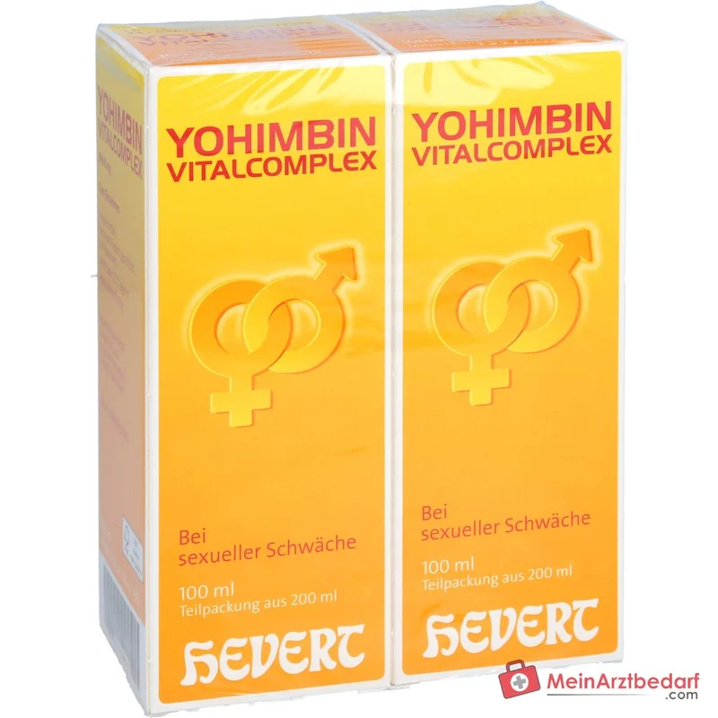 Hevert Yohimbin Vitalcomplex Acidum picrinicum / Damiana / Strychninum phosphoricum / Yohimbinum hydrochloricum Tropfen, 200 ml