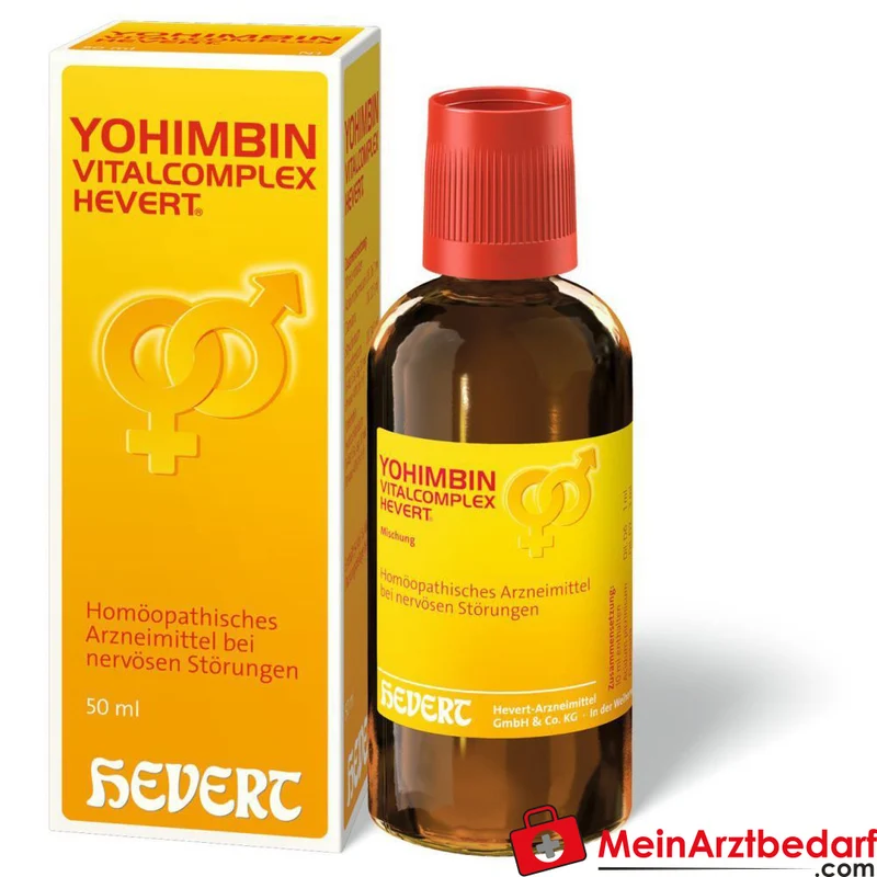 Hevert Yohimbin Vitalcomplex Acidum picrinicum / Damiana / Strychninum phosphoricum / Yohimbinum hydrochloricum Tropfen, 200 ml