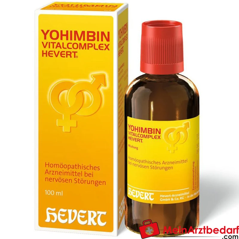 Hevert Yohimbin Vitalcomplex Acidum picrinicum / Damiana / Strychninum phosphoricum / Yohimbinum hydrochloricum Tropfen, 200 ml