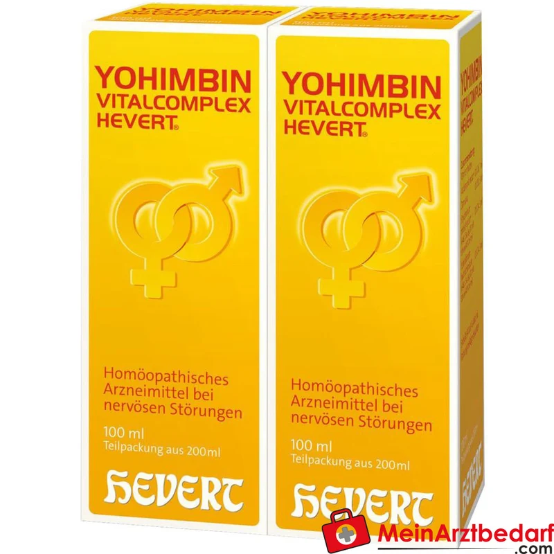 Hevert Yohimbin Vitalcomplex Acidum picrinicum / Damiana / Strychninum phosphoricum / Yohimbinum hydrochloricum Tropfen, 200 ml