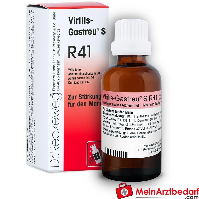 Virilis-Gastreu S R41 Tropfen Acidum phosphoricum D12 Agnus castus D8 Damiana D6 10 ml