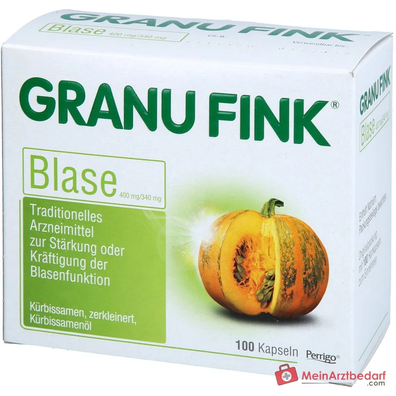 Granu Fink Blase Kürbissamen / Kürbissamenöl Hartkapseln, 100 St.