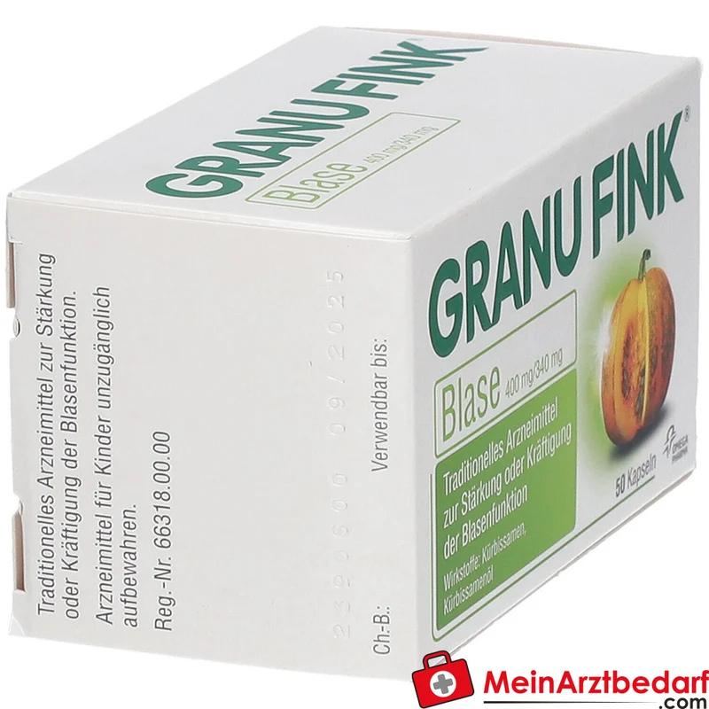 Granu Fink Blase Kürbissamen / Kürbissamenöl Hartkapseln, 100 St.