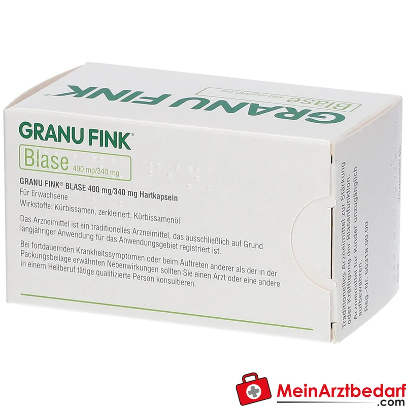 Granu Fink Blase Kürbissamen / Kürbissamenöl Hartkapseln, 100 St.