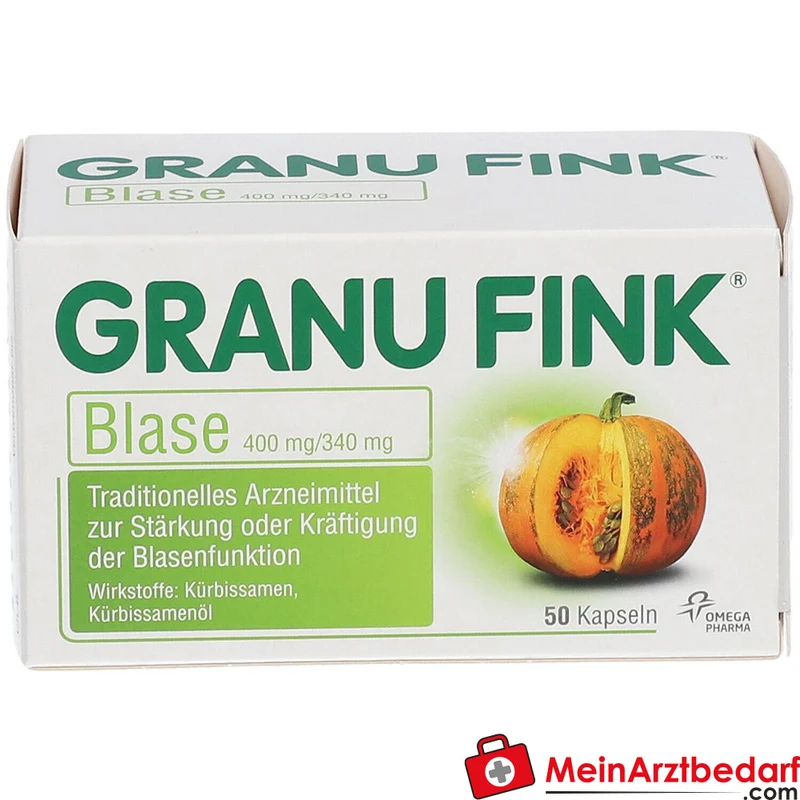 Granu Fink Blase Kürbissamen / Kürbissamenöl Hartkapseln, 100 St.