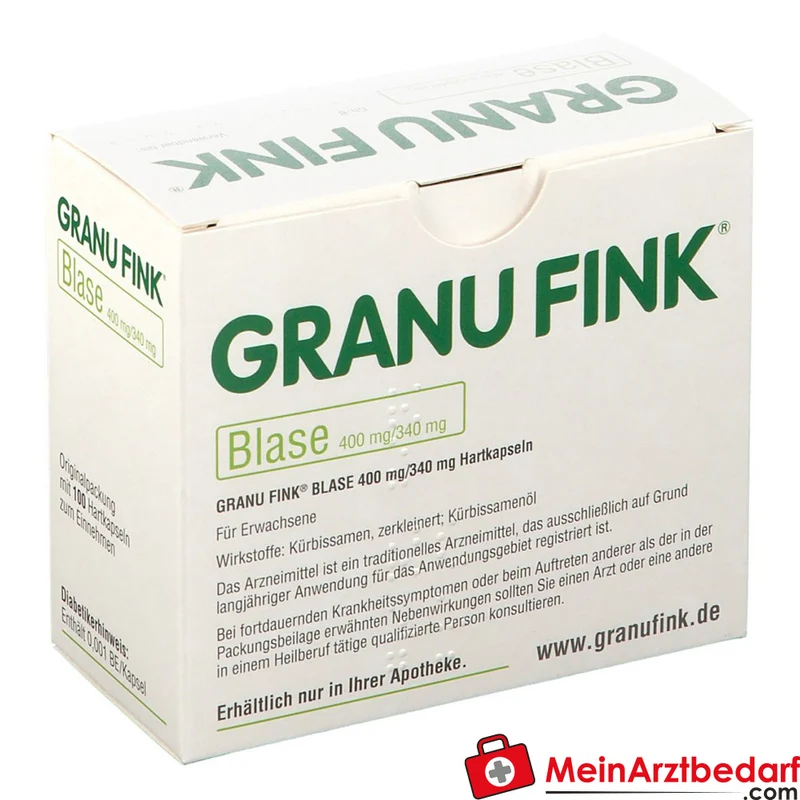 Granu Fink Blase Kürbissamen / Kürbissamenöl Hartkapseln, 100 St.