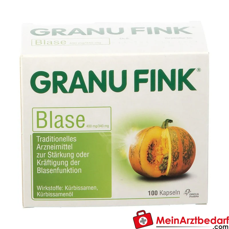 Granu Fink Blase Kürbissamen / Kürbissamenöl Hartkapseln, 100 St.