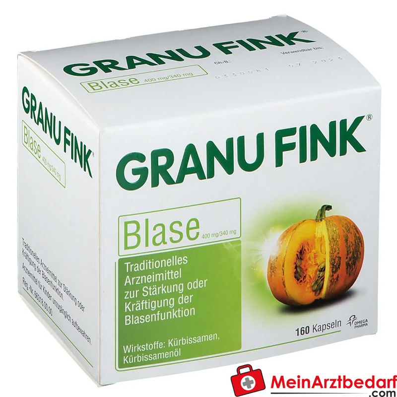 Granu Fink Blase Kürbissamen / Kürbissamenöl Hartkapseln, 100 St.