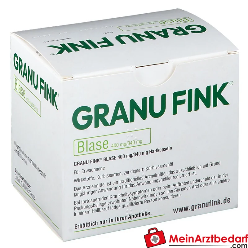 Granu Fink Blase Kürbissamen / Kürbissamenöl Hartkapseln, 100 St.