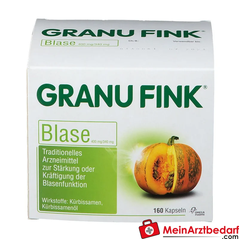 Granu Fink Blase Kürbissamen / Kürbissamenöl Hartkapseln, 100 St.