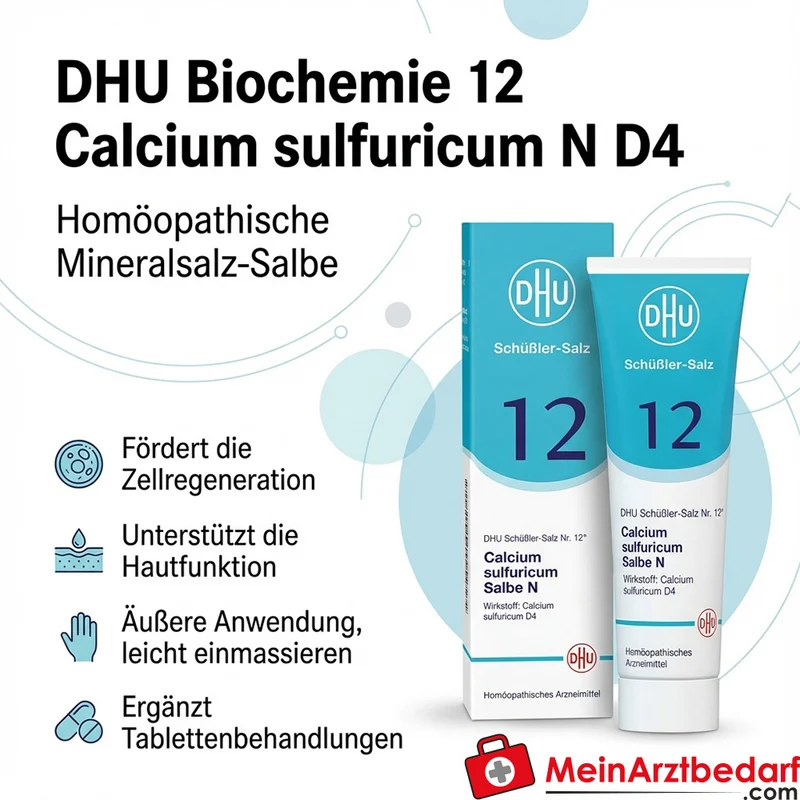 DHU Biochemie 12 Calcium sulfuricum D4 Salbe homöopathisch