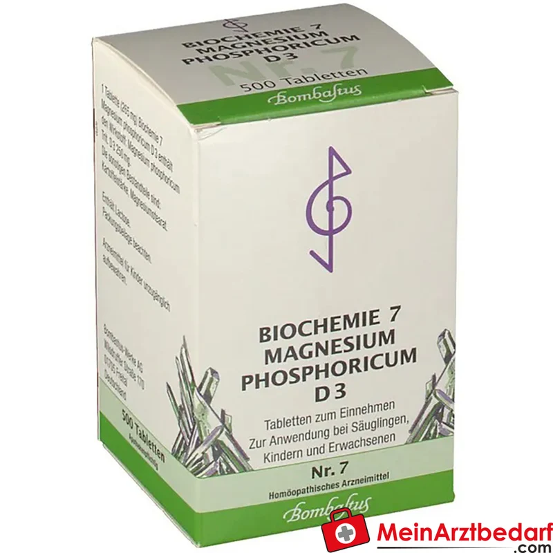 BIOCHEMIE 7 Magnesium Phosphoricum D3 250 mg Tabletten 1 Packung