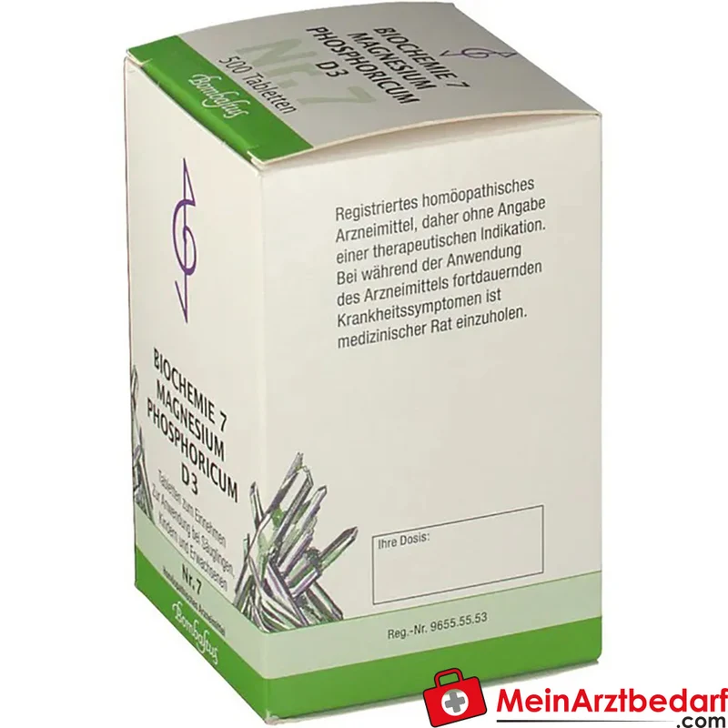 BIOCHEMIE 7 Magnesium Phosphoricum D3 250 mg Tabletten 1 Packung
