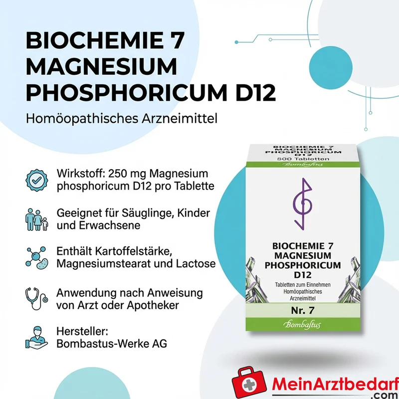 Bombastus Biochemie Magnesium phosphoricum D12 Tabletten 250 mg