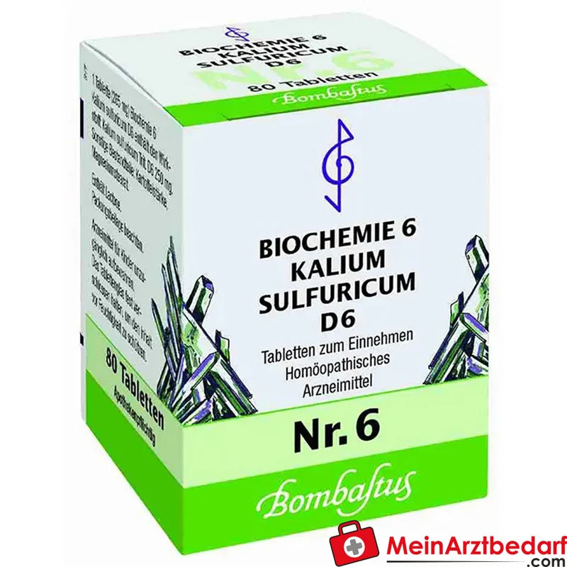 Bombastus Biochemie 6 Kalium sulfuricum D 6 250 mg Tabletten