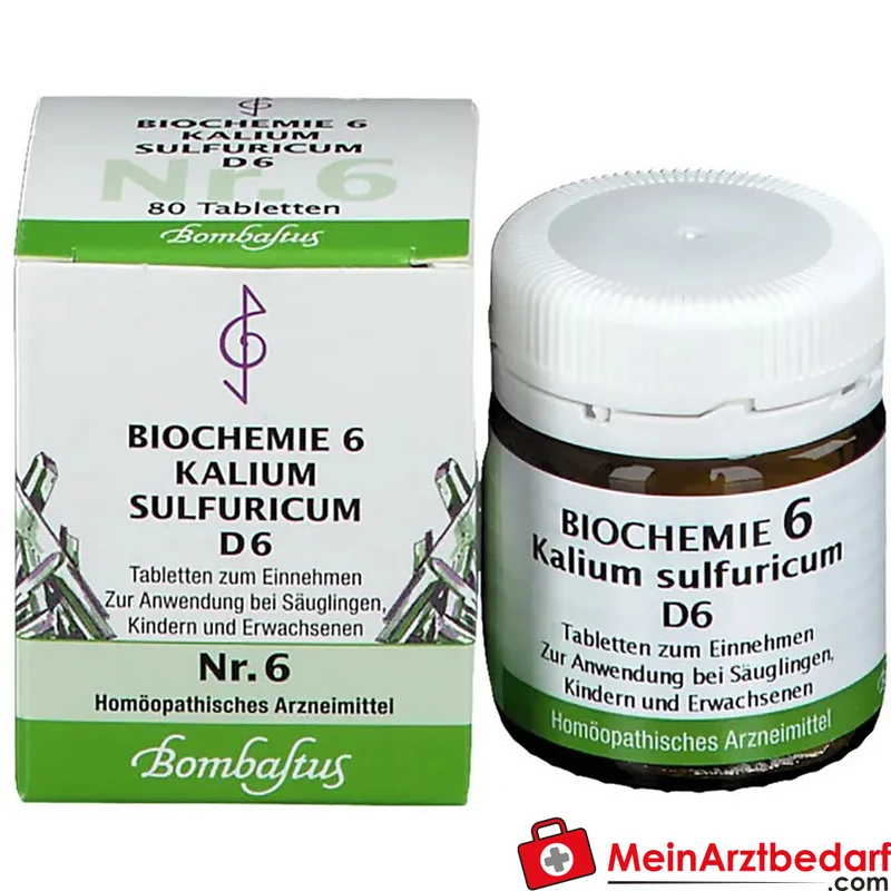Bombastus Biochemie 6 Kalium sulfuricum D 6 250 mg Tabletten