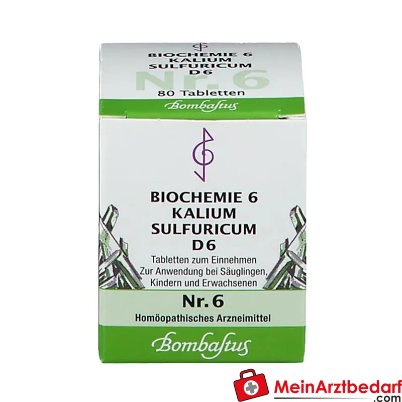 Bombastus Biochemie 6 Kalium sulfuricum D 6 250 mg Tabletten