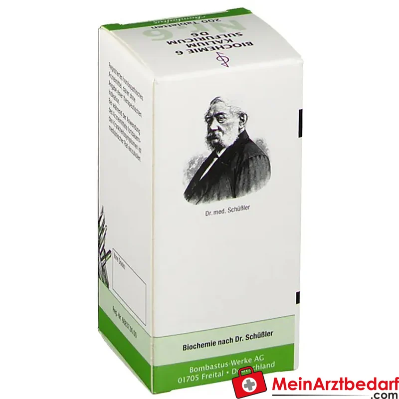 Bombastus Biochemie 6 Kalium sulfuricum D 6 250 mg Tabletten