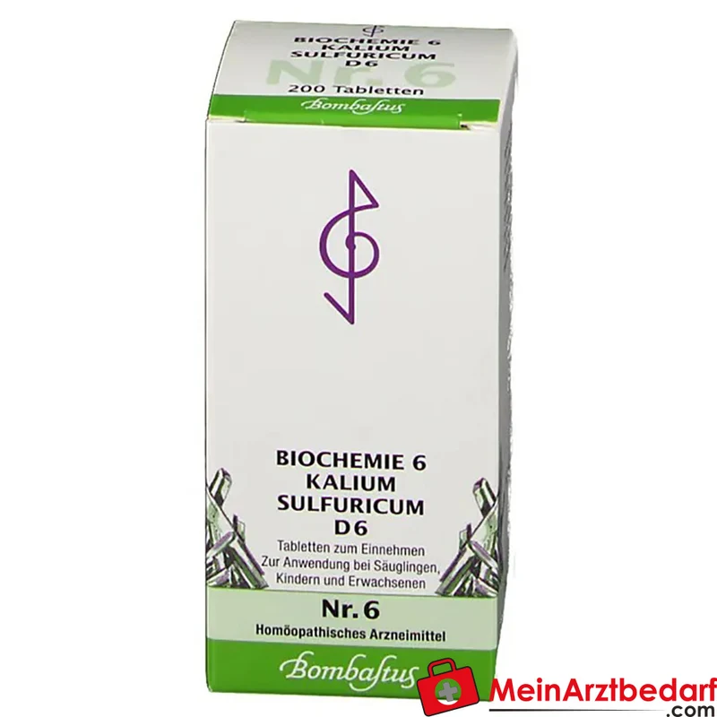Bombastus Biochemie 6 Kalium sulfuricum D 6 250 mg Tabletten