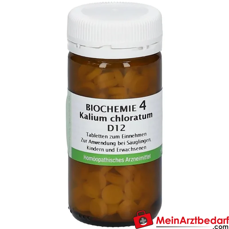 BIOCHEMIE 4 Kalium chloratum D12 homöopathische Zubereitung 250 mg
