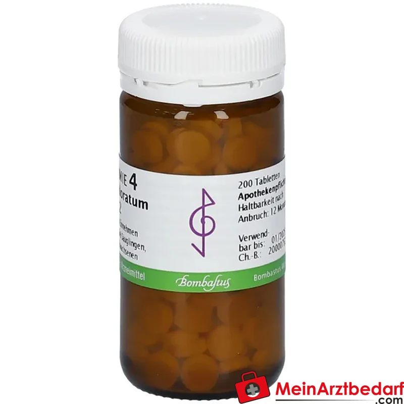 BIOCHEMIE 4 Kalium chloratum D12 homöopathische Zubereitung 250 mg