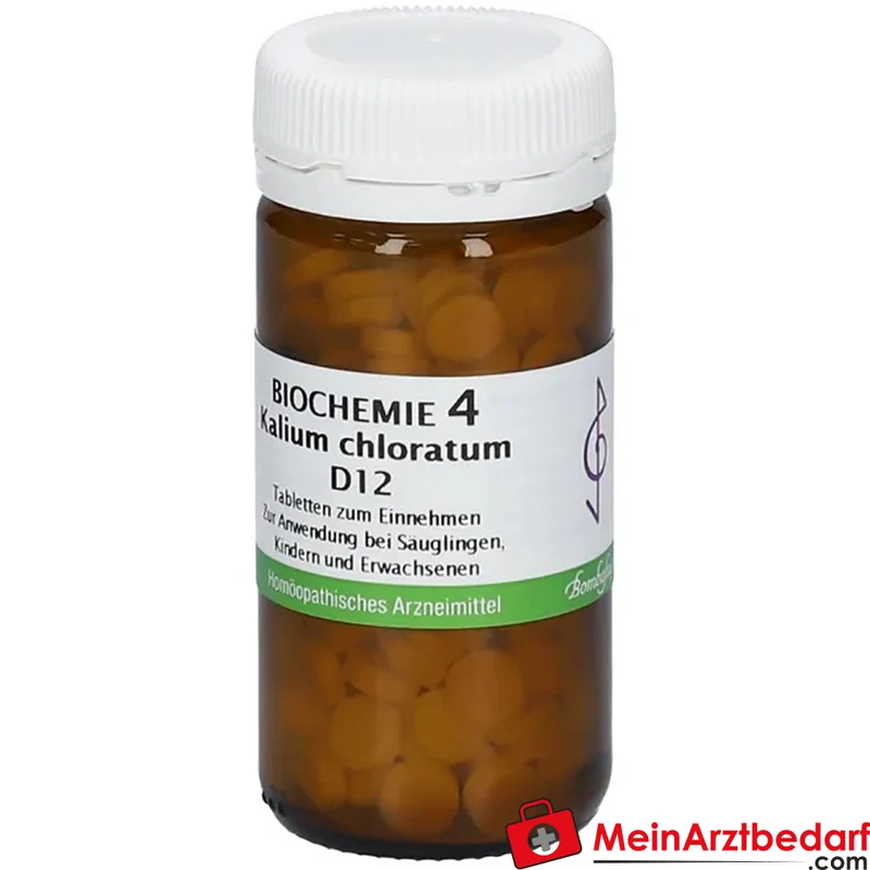 BIOCHEMIE 4 Kalium chloratum D12 homöopathische Zubereitung 250 mg
