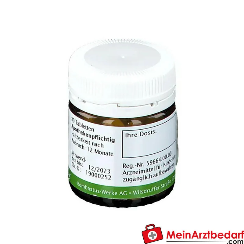 Bombastus Biochemie Ferrum phosphoricum D12 250 mg Tabletten Packung