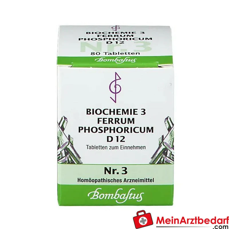 Bombastus Biochemie Ferrum phosphoricum D12 250 mg Tabletten Packung