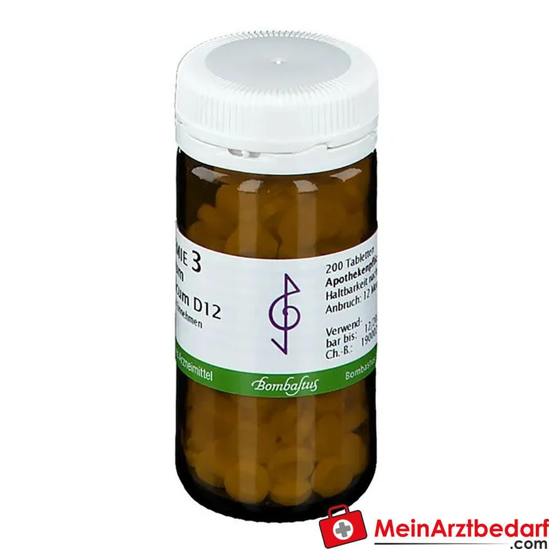 Bombastus Biochemie Ferrum phosphoricum D12 250 mg Tabletten Packung