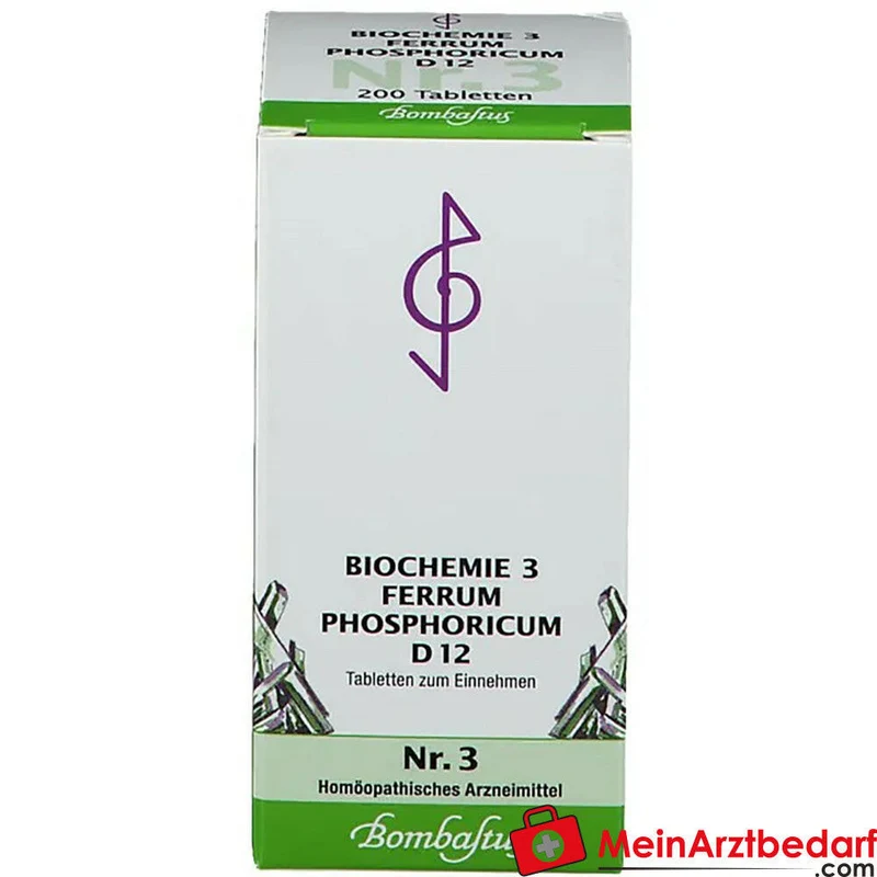 Bombastus Biochemie Ferrum phosphoricum D12 250 mg Tabletten Packung