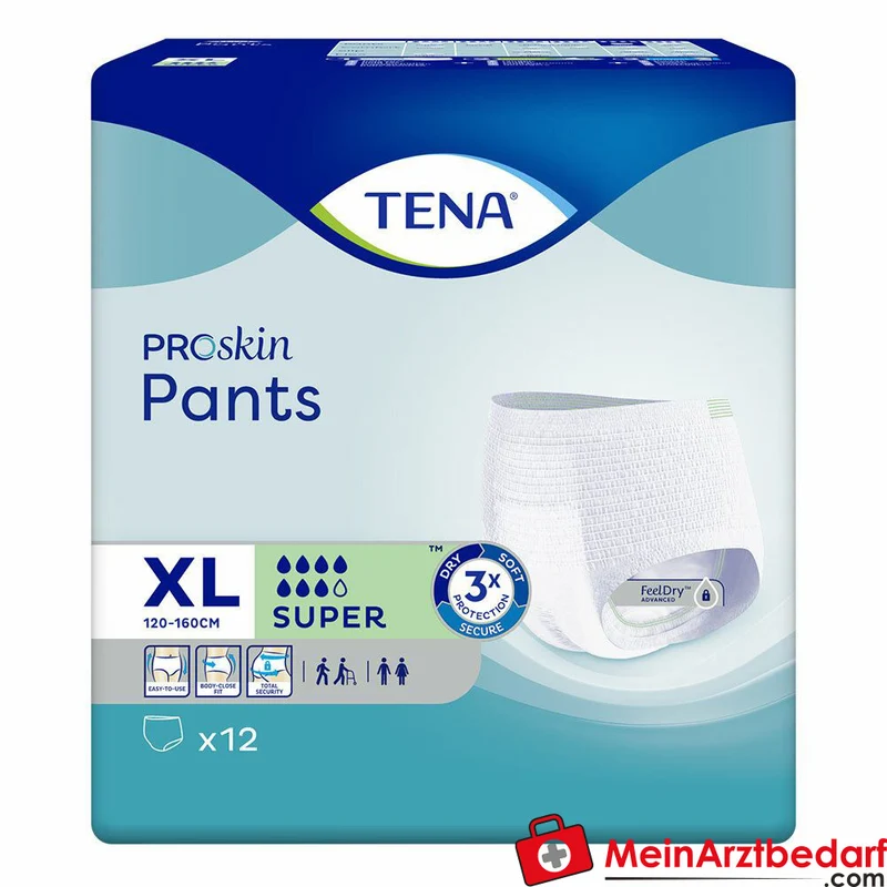TENA Pants Super Einweghose Gr. XL Einweg-Slip für mittlere bis schwere Inkontinenz