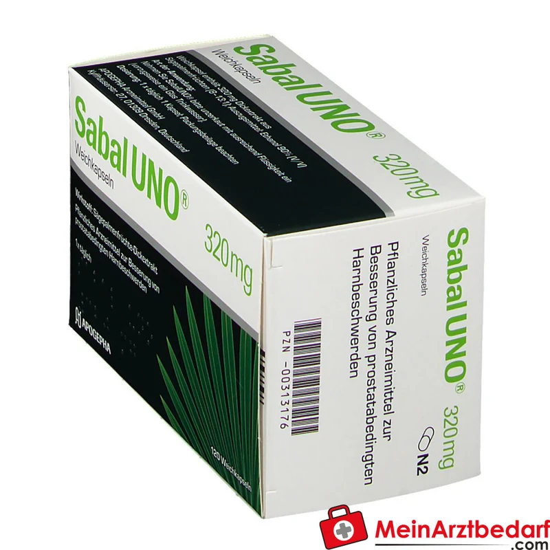 SabalUNO Sabalextrakt 320 mg Weichkapseln 120 Stück