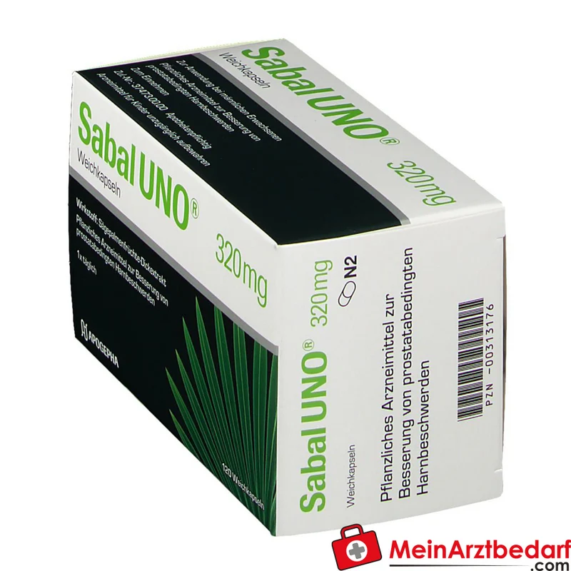 SabalUNO Sabalextrakt 320 mg Weichkapseln 120 Stück