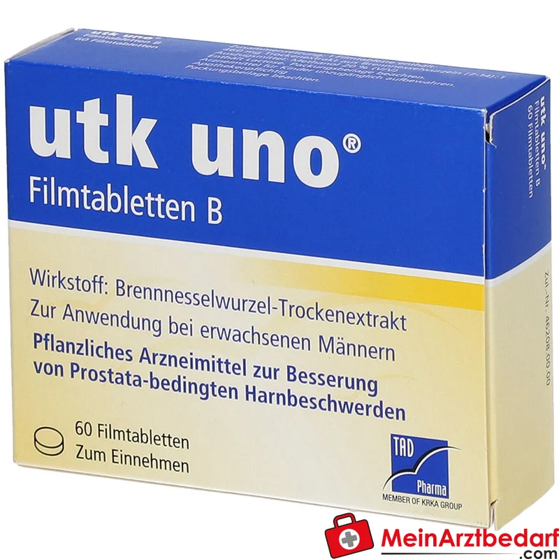 TAD Pharma utk uno Brennnesselwurzel-Trockenextrakt Filmtabletten, 120 St.