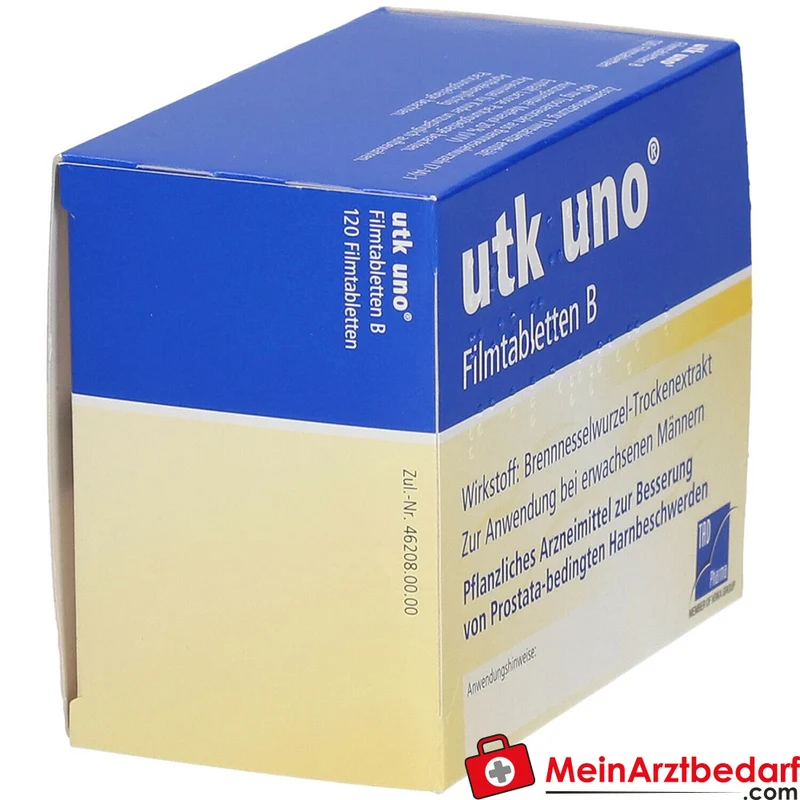 TAD Pharma utk uno Brennnesselwurzel-Trockenextrakt Filmtabletten, 120 St.