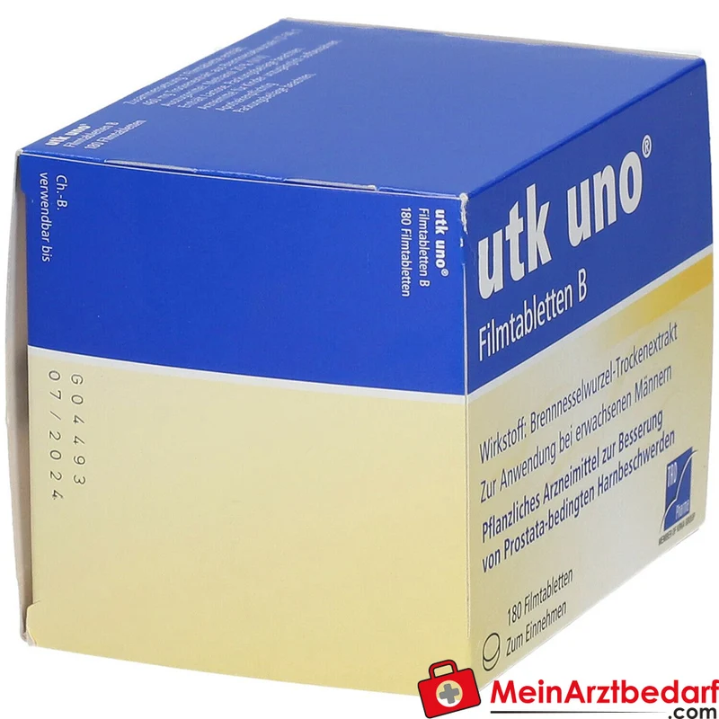TAD Pharma utk uno Brennnesselwurzel-Trockenextrakt Filmtabletten, 120 St.