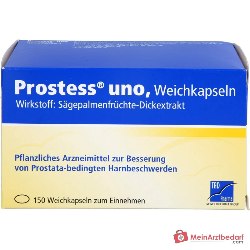 TAD Pharma Prostess uno Sägepalmenfrüchte-Dickextrakt Weichkapseln, 100 St.