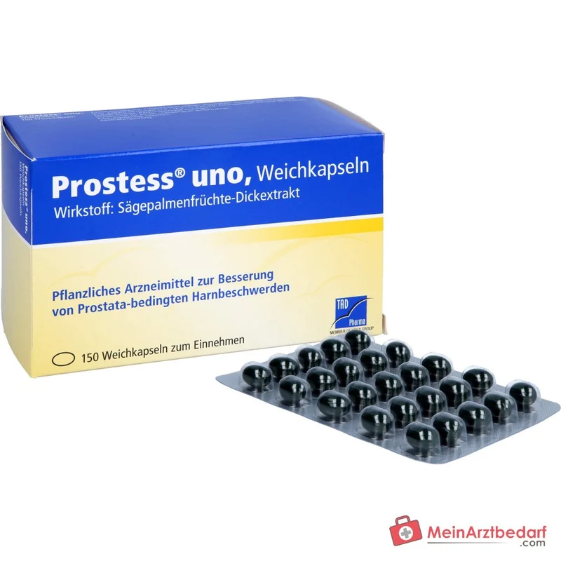 TAD Pharma Prostess uno Sägepalmenfrüchte-Dickextrakt Weichkapseln, 100 St.