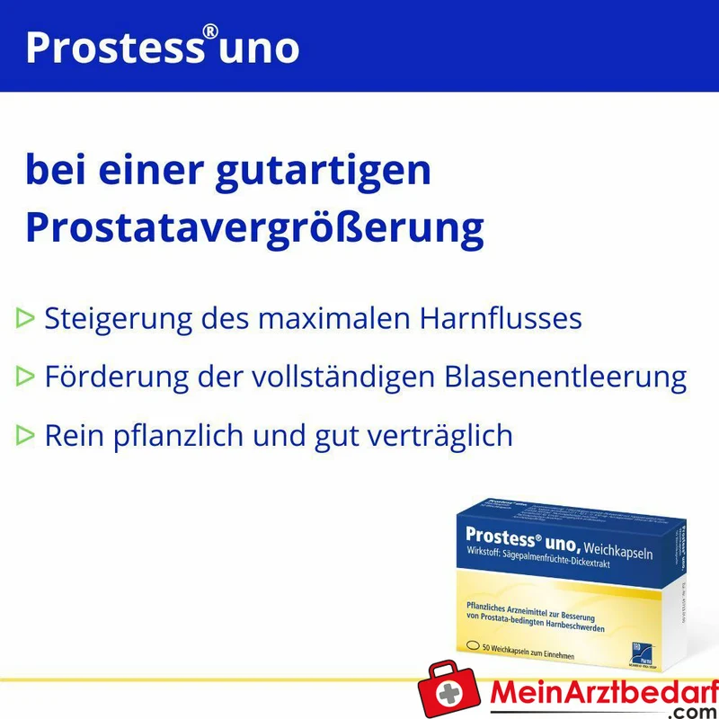 TAD Pharma Prostess uno Sägepalmenfrüchte-Dickextrakt Weichkapseln, 100 St.