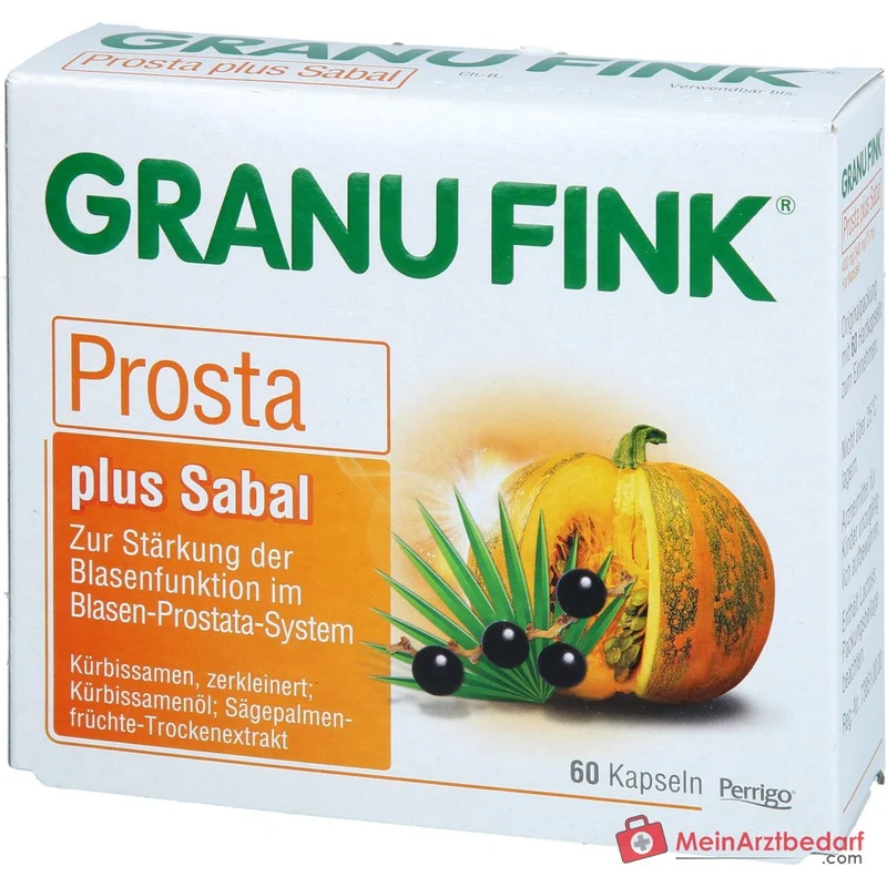 Granu Fink Prosta plus Sabal Kürbissamen / Kürbissamenöl / Sägepalmenfrüchte-Trockenextrakt Hartkapseln, 200 St.