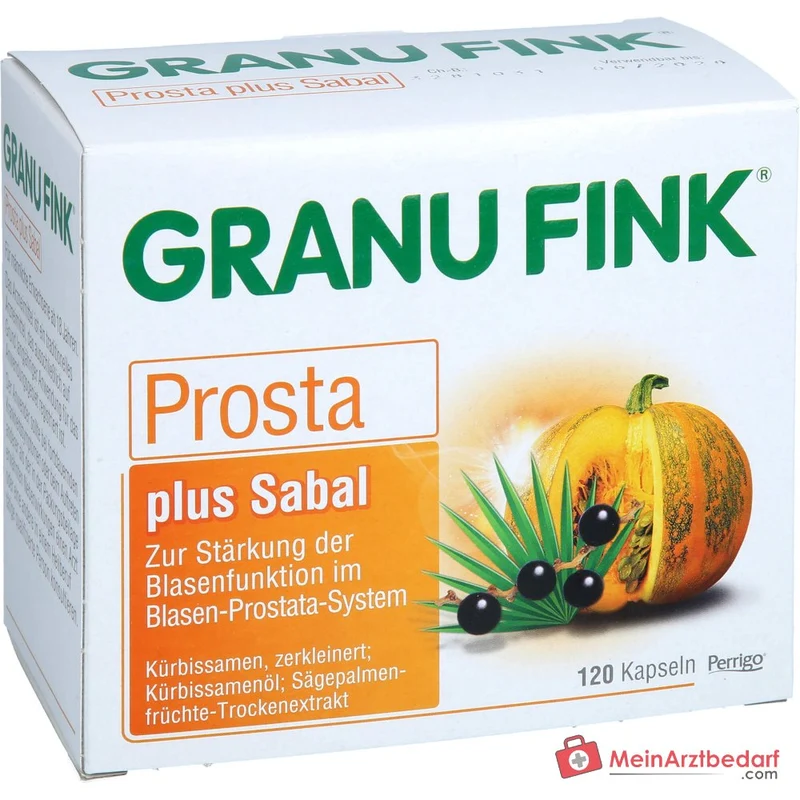Granu Fink Prosta plus Sabal Kürbissamen / Kürbissamenöl / Sägepalmenfrüchte-Trockenextrakt Hartkapseln, 200 St.