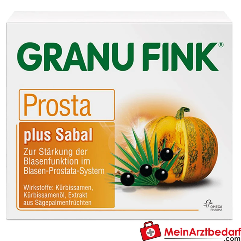 Granu Fink Prosta plus Sabal Kürbissamen / Kürbissamenöl / Sägepalmenfrüchte-Trockenextrakt Hartkapseln, 200 St.