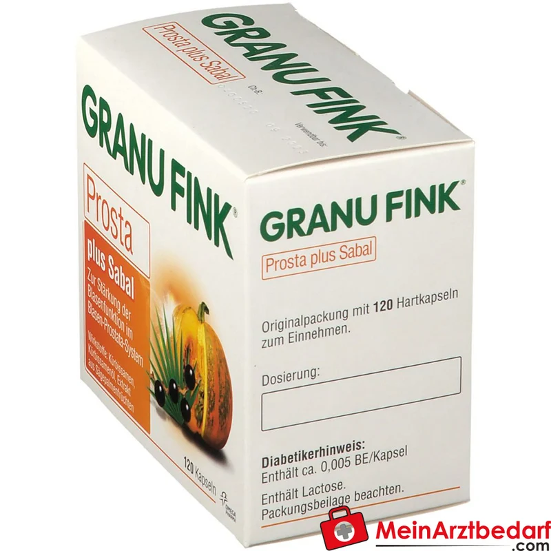 Granu Fink Prosta plus Sabal Kürbissamen / Kürbissamenöl / Sägepalmenfrüchte-Trockenextrakt Hartkapseln, 200 St.