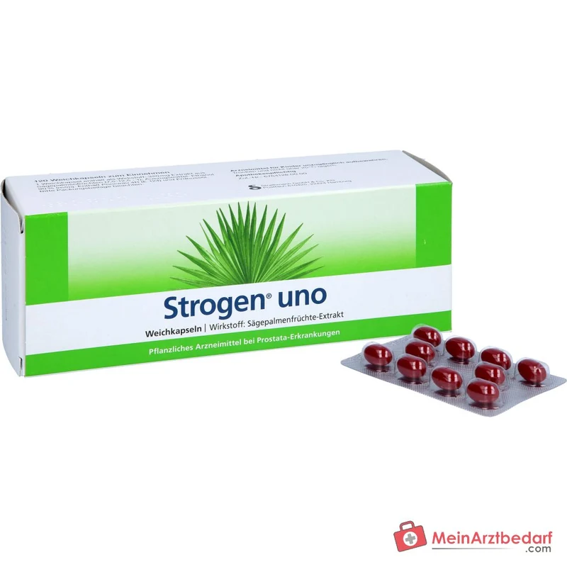 Strathmann Strogen uno Sägepalmenfrucht-Dickextrakt Weichkapseln, 60 St.