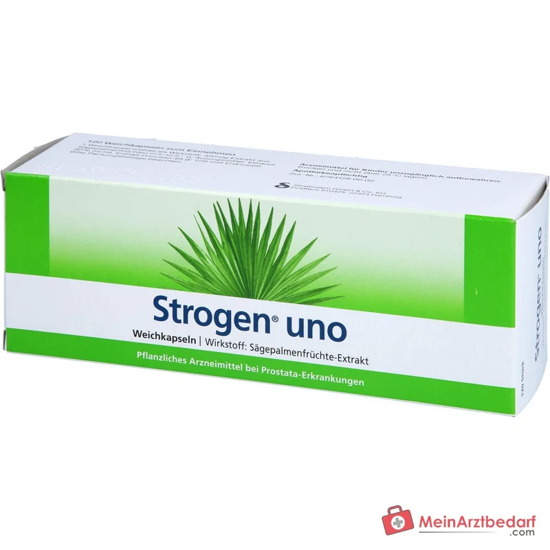 Strathmann Strogen uno Sägepalmenfrucht-Dickextrakt Weichkapseln, 60 St.