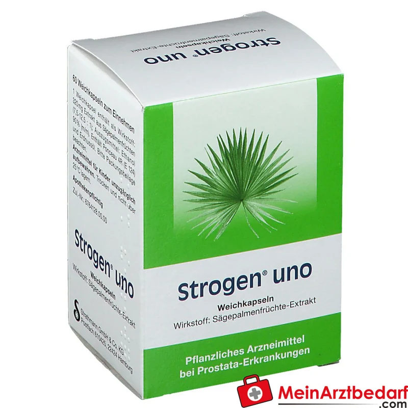 Strathmann Strogen uno Sägepalmenfrucht-Dickextrakt Weichkapseln, 60 St.