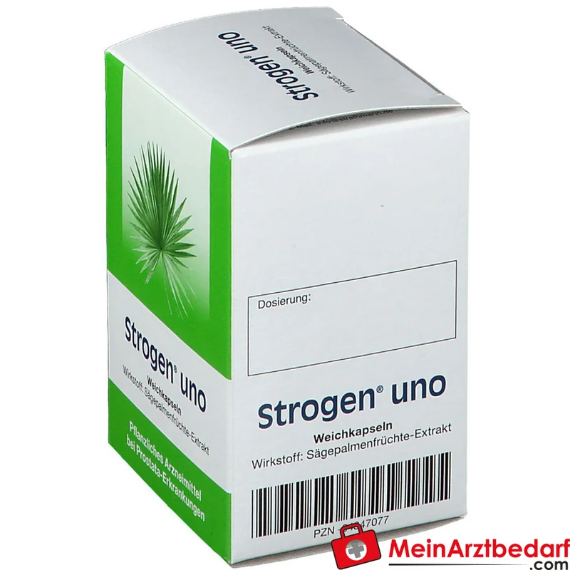 Strathmann Strogen uno Sägepalmenfrucht-Dickextrakt Weichkapseln, 60 St.