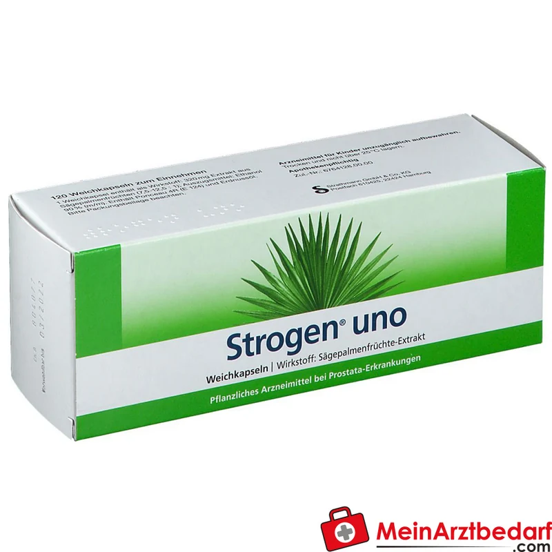 Strathmann Strogen uno Sägepalmenfrucht-Dickextrakt Weichkapseln, 60 St.